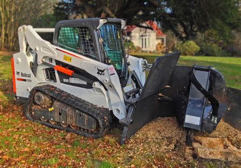 skid steer with stump grinder rental vermont|bobcat stump grinder attachment rental.